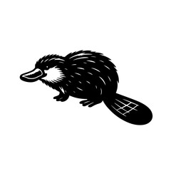 Platypus Vector Logo Art