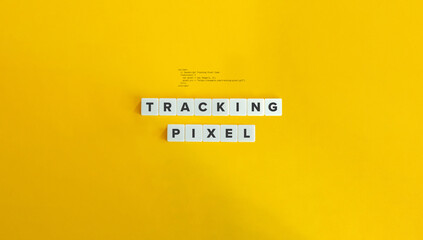 Tracking Pixel Term. Digital Marketing Pixel. Data Gathering and User Behavior Concept.