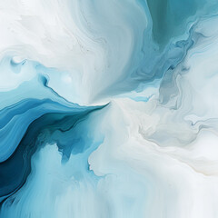 White blue paint stains texture. AI generative