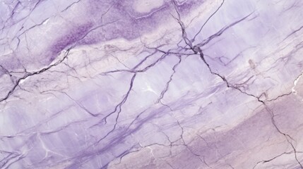 Lavender Marble with Silver Veins Horizontal Background. Abstract stone texture backdrop. Bright natural material Surface. AI Generated Photorealistic Illustration.