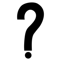 Question Mark Line Icon Vector Illustration 