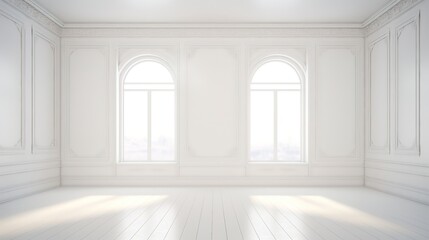 Empty Light White Room