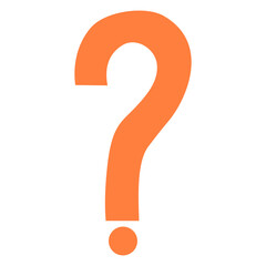 Question Mark Flat Icon Vector Illustration 