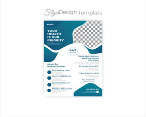 Medical Flyer Design and Healthcare Banner Healthcare Flyer Design Template