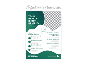 Medical Flyer Design and Healthcare Banner Healthcare Flyer Design Template