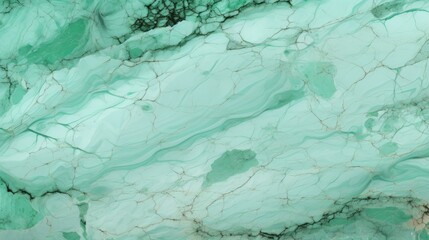 Obraz premium Mint Marble with Bark Horizontal Background. Abstract stone texture backdrop. Bright natural material Surface. AI Generated Photorealistic Illustration.
