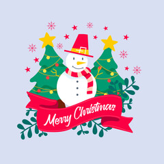 Illuminate the season with this enchanting Merry Christmas vector design. A symphony of festive elements and joyful details, perfect to bring warmth and cheer to your holiday projects! 🎄✨