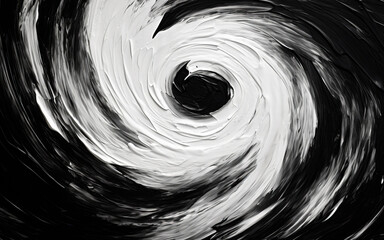 Black and white swirl background (Generative AI)