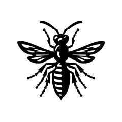 Fototapeta na wymiar Wasp Vector Logo Art