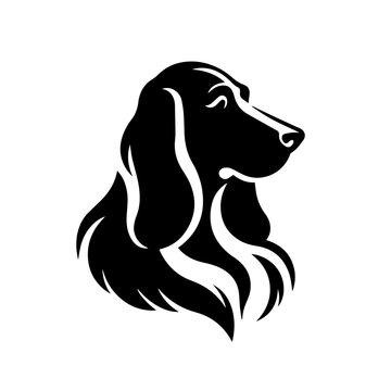 Basset Hound Vector Logo Art