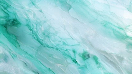 Fototapeta premium Mint Marble with Ice Horizontal Background. Abstract stone texture backdrop. Bright natural material Surface. AI Generated Photorealistic Illustration.