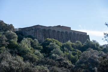 Fototapeta premium The acropolis form the Archaeological site of Munigua