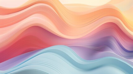 Pastel Waves Background