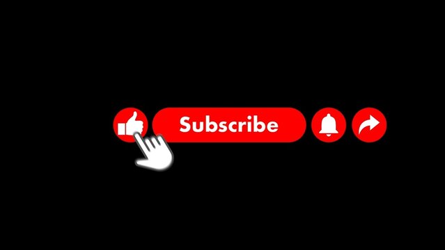 Like Subscribe and get notified Animation