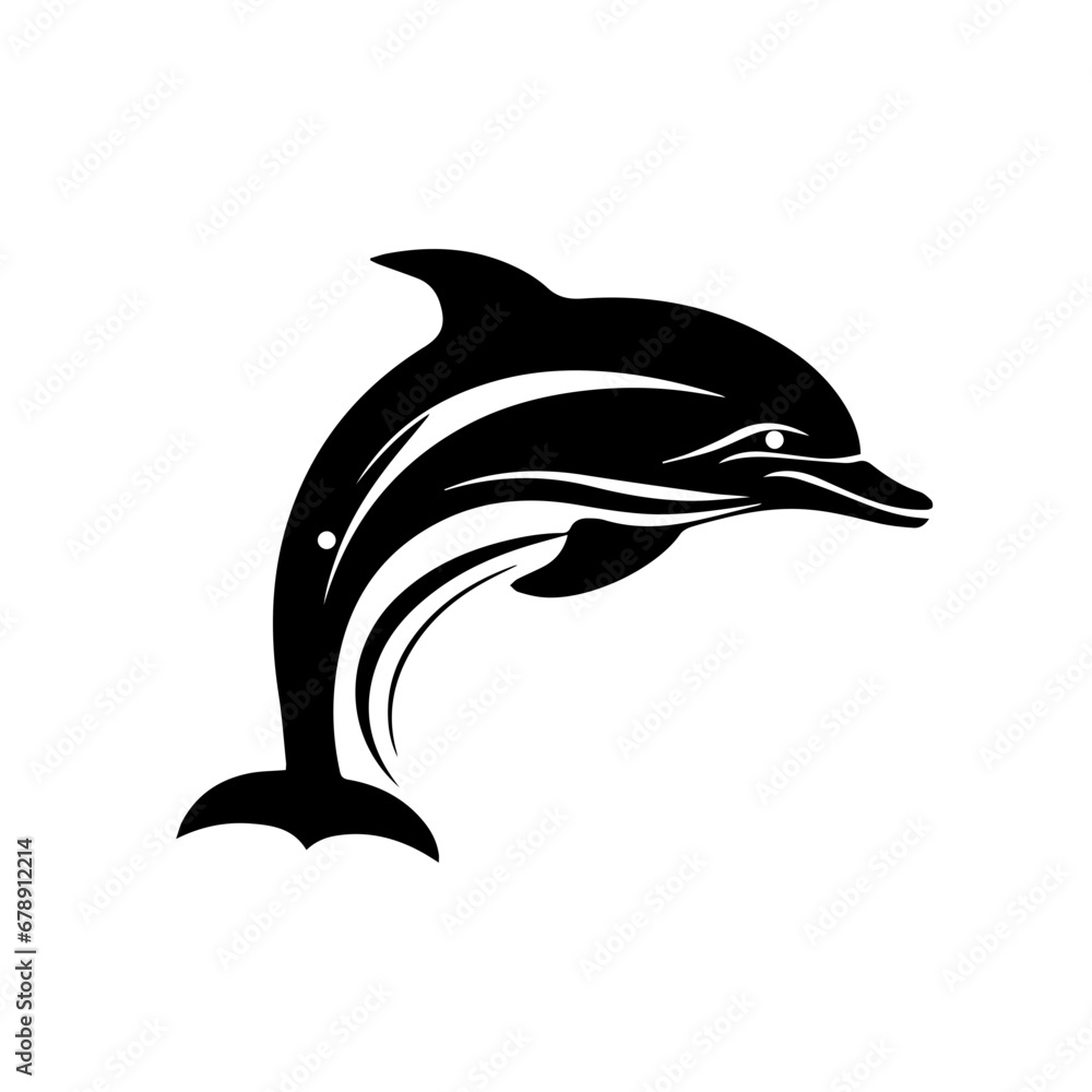 Sticker Dolphin Vector - Stickers