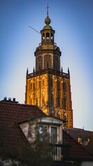Fototapeta na wymiar Beautiful view of a church in Zutphen in Netherlands
