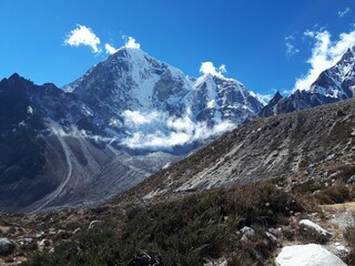 Fototapeta na wymiar Beautiful view of a mount Everest