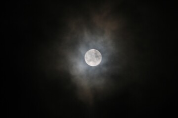 Low angle view of the moon - Powered by Adobe
