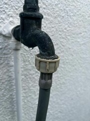 Obraz premium Closeup of old faucet