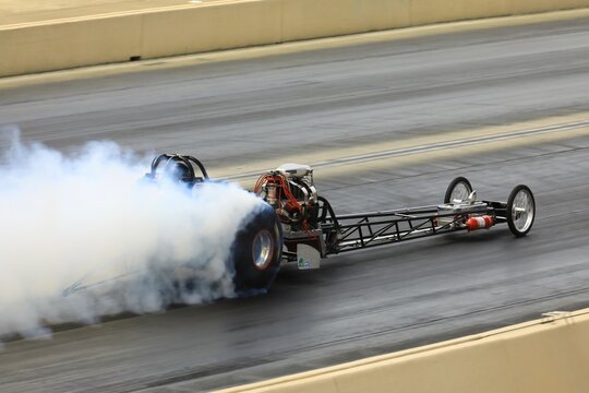 NHRA - National Hot Rod Association drag racing event at Summit Motorsports Park. Norwalk, Ohio, USA - August 15
