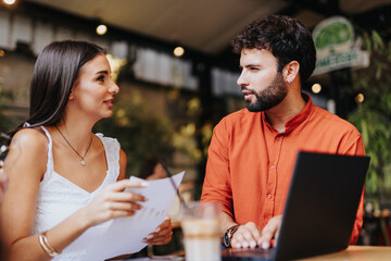 Corporate Architects Strategizing Sustainable Design for New Project