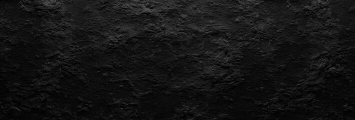 3D rendering of black slate stone in panoramic viev