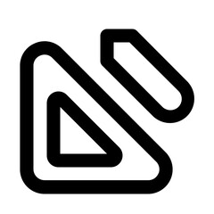 stationary line icon