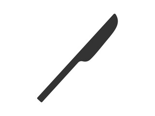 ナイフのアイコン（シルエット）のイラスト
