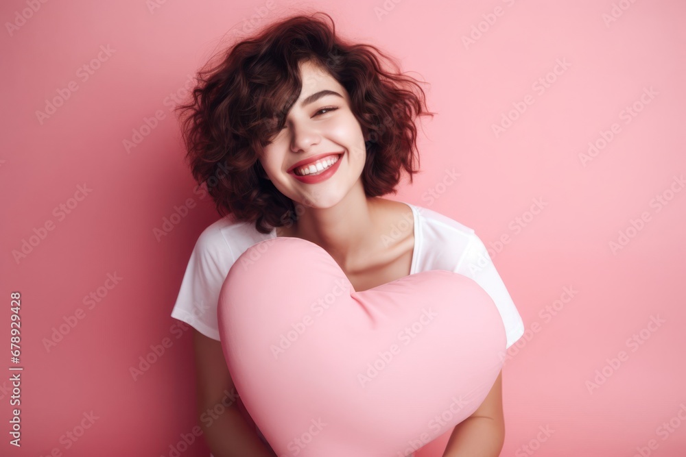 Poster symbolic gesture of love and affection generative ai
