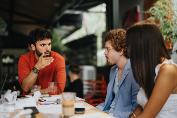 Successful Collaboration: Architects and Engineers Discussing Blueprint for a Construction Project