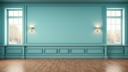 Tranquil Turquoise: A Stylishly Minimalist Room