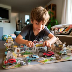 Immerse in Fun: A 3D Puzzle Adventure with Cars for Kids