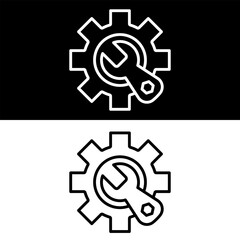 Setup and Service Vector Icon