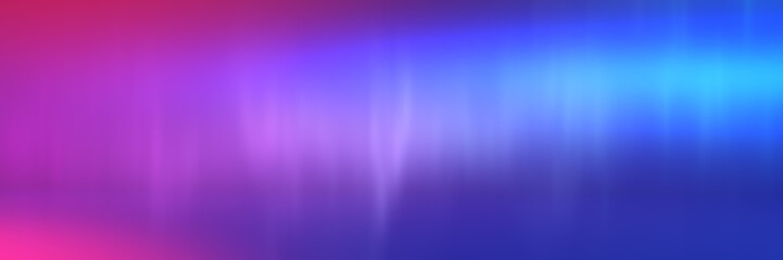 A panoramic gradient background smoothly transitioning from bright crimson to blue. The blue aurora effect adds texture and dynamics. Modern background for design or digital art