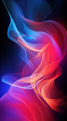 Swirl smooth colorful smoke abstract background