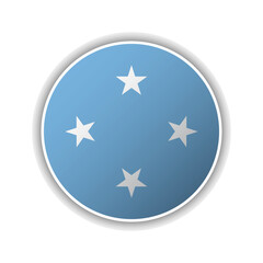 Abstract Circle Micronesia Flag Icon