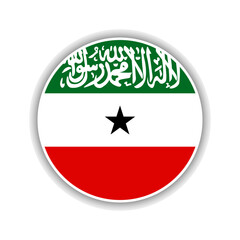 Abstract Circle Somaliland Flag Icon