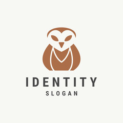 vector design owl logo template