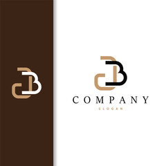 Minimalist GB Letter Logo, BG Logo Brand Modern and Luxury Icon Vector Template Element