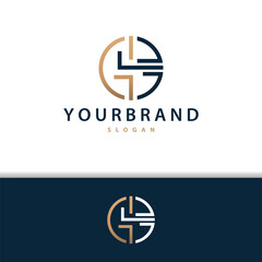 Minimalist GB Letter Logo, BG Logo Brand Modern and Luxury Icon Vector Template Element