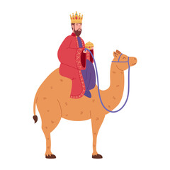 epiphany wise king riding camel