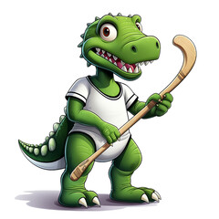 cartoon crocodile with a smile