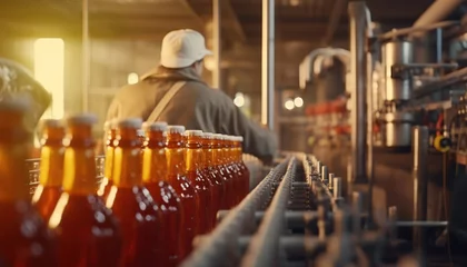 Foto op Plexiglas Soft Drink Manufacturing Plant, Makes carbonated soft drinks © IMRON HAMSYAH
