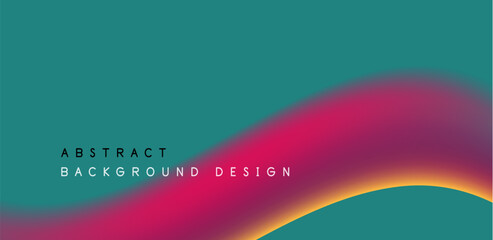 Fluid geometric vector background featuring dynamic liquid shapes, creating captivating abstract visual experience for wallpaper, banner, background, landing page, wall art, invitation, print, poster