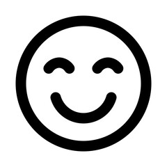 happy line icon