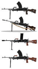 British Main Light Machine Gun Models