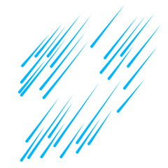 Falling rain drop Illustration