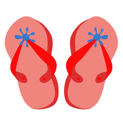 footwear flip flops doodle
