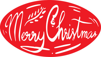  Merry Christmas text for celebration or Holiday concept.