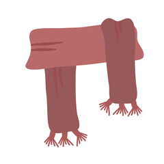 winter scarf doodle